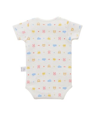 MIKI HOUSE HOT BISCUITS 【70-80cm】 半袖ボディシャツ(かぶり仕様) ブルー