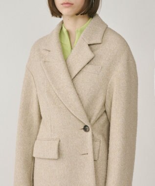 GRACE CONTINENTAL ヘリンボーンツイードジャケット ベージュ