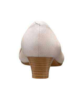 REGAL FOOT COMMUNITY 【ビューフィット】A14Y ラウンドトウデザインパンプス パンプス ライトベージュ型押