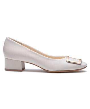 REGAL FOOT COMMUNITY 【リーガルレディース】F89Q バックル付きスクエアパンプス パンプス アイボリー