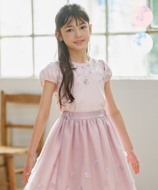  【110-140㎝】ミスティフラワー Tシャツ