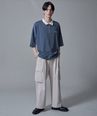 WEGO ドルマンポンチハーフZIPT（SS） サックス