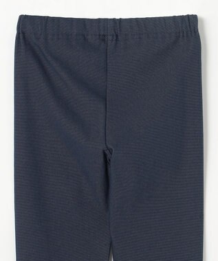 ANY KIDS 裾リボン 無地レギンス ネイビー