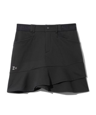 ZERO HALLIBURTON フレアミニスカート ZHG-W4A 9a 82883 ゴルフウェア ブラック