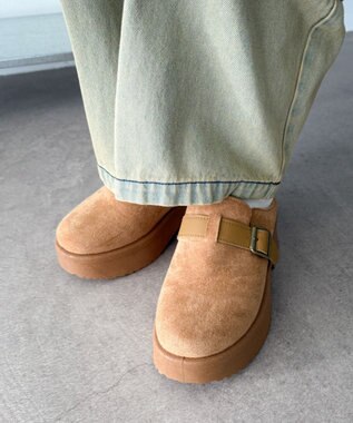 WEGO ベルトデザインサボ キャメル