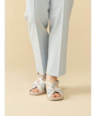 ASICS WALKING ペダラ WC120D 3E ヒール高4.0cm シルバー系