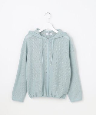 J.PRESS LADIES L ラッセルレース パーカー ダルブルー系