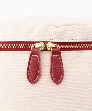 UNBILLION Otias 8号キャンバスシュリンクレザーボディバッグ レッド