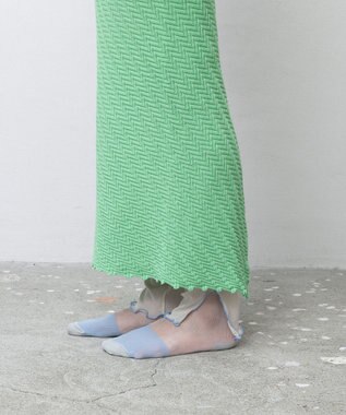 TRICOTE ジグザグスカート 42GREEN