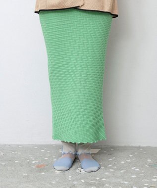 TRICOTE ジグザグスカート 42GREEN