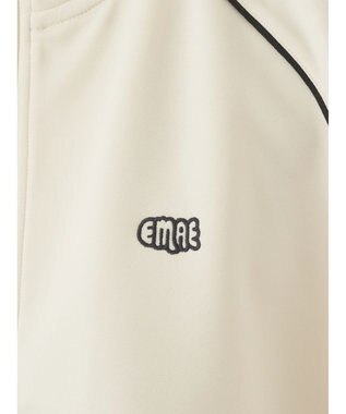 earth music&ecology スポーティー袖ラインブルゾン Ivory