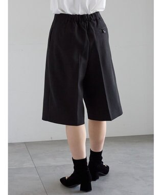 Te chichi フロントタックハーフパンツ《2025Autumn catalog vol.2 item》 ブラック