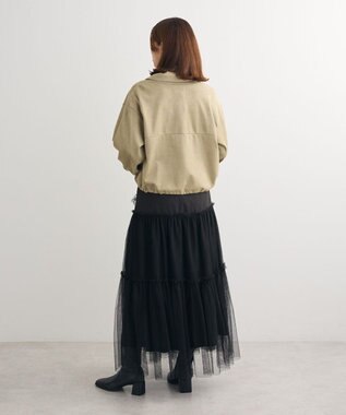 Green Parks スウェード調トラックジャケット Khaki