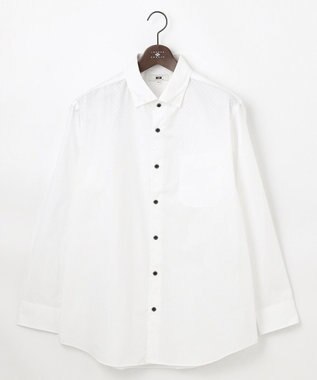 JOSEPH ABBOUD 【キングサイズ・オーガニックコットン使用】ジオメトリックパターンシャツ ホワイト系5