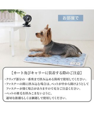 PET PARADISE 〔2024年モデル〕 ミニ クリップファン ブラック ブラック