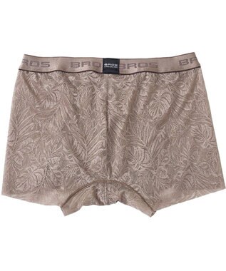 WACOAL MEN ボクサーパンツ【レースボクサー】フロント快適グラマラス 通気性 フリーなカッティング(裾部分) 前閉じ レース 下着 GT3341 /ブロス バイ ワコールメン ベージュ