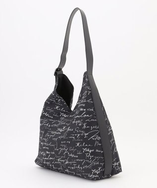 ICB 【A4サイズ収納可】5cityレタードプリント ショルダーバッグ 5cityプリント系