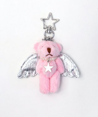 WEGO プリンセスエンジェルベアキーホルダー ピンク
