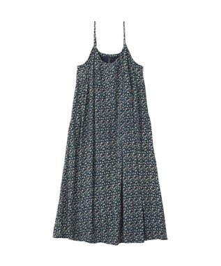 Green Parks レーヨンクレープキャミワンピース Navy
