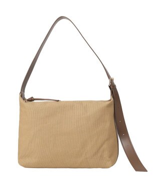Green Parks キャンバスコンビワンハンドルショルダー Beige