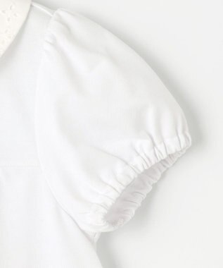 組曲 KIDS 【110-140㎝】レーシー ブラウス オフホワイト