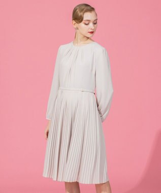 TOCCA 【洗える！】SYMPHONY ドレス ベージュ系