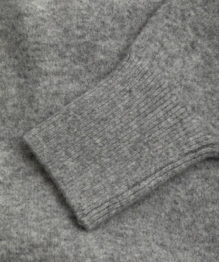 Green Parks 金釦ポロシャツニットワンピース Gray Mixture