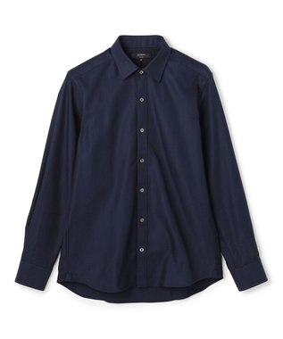 JOSEPH HOMME 【ドレスシャツ】ヘリンボンシャツ レギュラーカラードレスシャツ ネイビー系