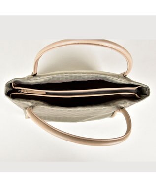 Y'SACCS Polka Dots パイピングトート Sサイズ グレージュ