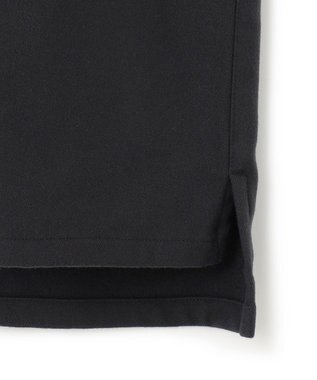 UNFILO MENS 【男女兼用】フラノライク ハーフジップ シャツブルゾン [24年秋冬商品] チャコール グレー