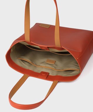 Paul Smith カラーブロックSS26 トートバッグ オレンジ