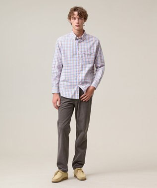 J.PRESS MEN 【SOMELOS / ソメロス】コットンオックス マルチチェックシャツ / B.D. ピンク系3