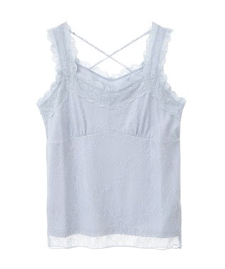 earth music&ecology 総レースキャミソール Sax