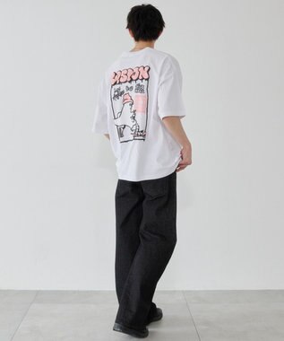 WEGO 【ユニセックス着用ITEM】別注VISIONグラフィックT（SS） ホワイト