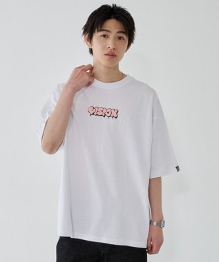 WEGO 【ユニセックス着用ITEM】別注VISIONグラフィックT（SS） ホワイト