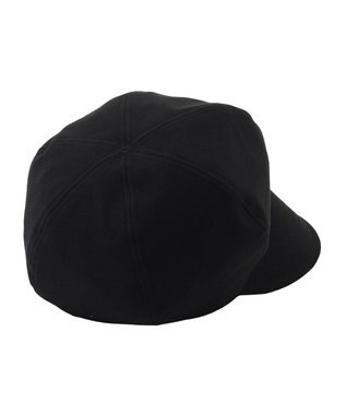 MOONBAT 【日本製/サイズ調整】フルラ (FURLA) ロゴリボンキャスケット ブラック