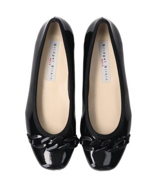 Bridget Birkin 【Bridget Birkin Walk】アクリルチェーンウォーキングパンプス ブラックエナメル