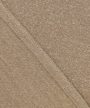 自由区 S 【洗える】ラメシアー トップス ベージュ