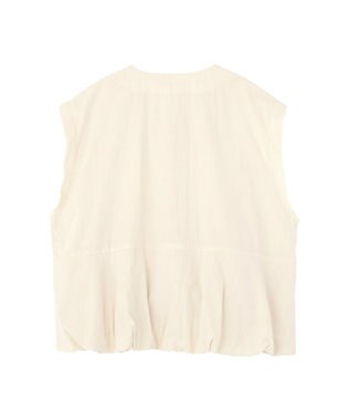 Green Parks ナイロンバルーンベスト Ecru