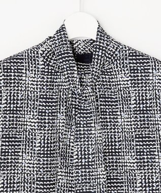 J.PRESS LADIES S 【一枚で着映え】パネルプリント カットソー ネイビー系