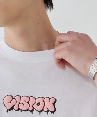 WEGO 【ユニセックス着用ITEM】別注VISIONグラフィックT（SS） ホワイト