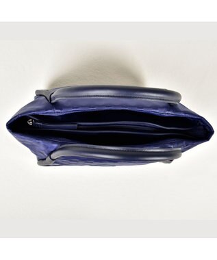 Y'SACCS Polka Dots パイピングトート Sサイズ ネイビー