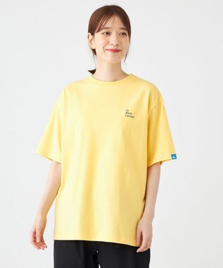 SHARE PARK LADIES 【EC限定カラーあり・UVカット・吸水速乾】カラフルロゴバックプリントＴシャツ イエロー系