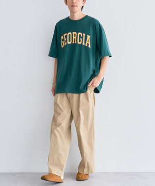 CRAFT STANDARD BOUTIQUE カレッジロゴグラフィックＴシャツ Green
