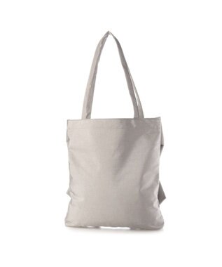 UNBILLION カシュカシュ cachecache / リボン付タテ型トートバッグ シルバー