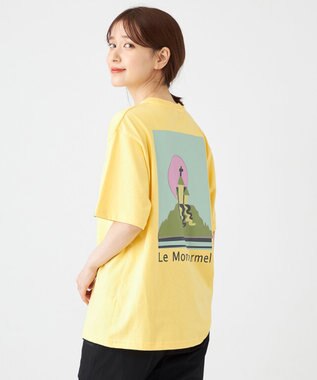 SHARE PARK LADIES 【EC限定カラーあり・UVカット・吸水速乾】カラフルロゴバックプリントＴシャツ イエロー系