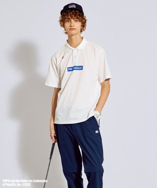 PW CIRCULUS 〈Pepsiコラボ〉【UNISEX】Pepsi GOLF Graphic ポロ ホワイト系