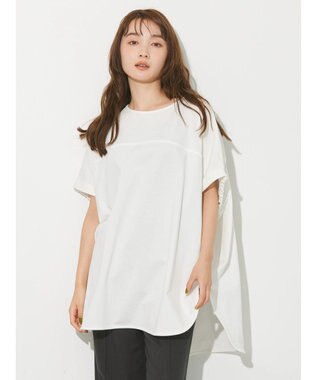 AMERICAN HOLIC フォトプリントカットチュニック Off White