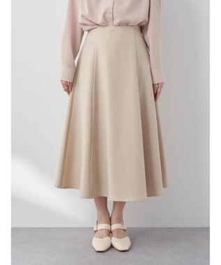 earth music&ecology すきな丈フレアスカート Beige