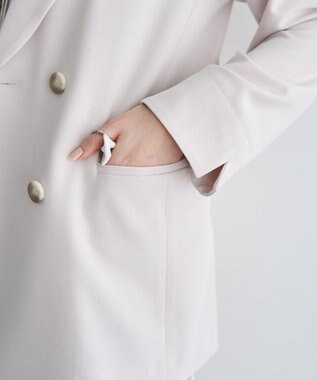YECCA VECCA ダブルブレストジャケット Light Beige